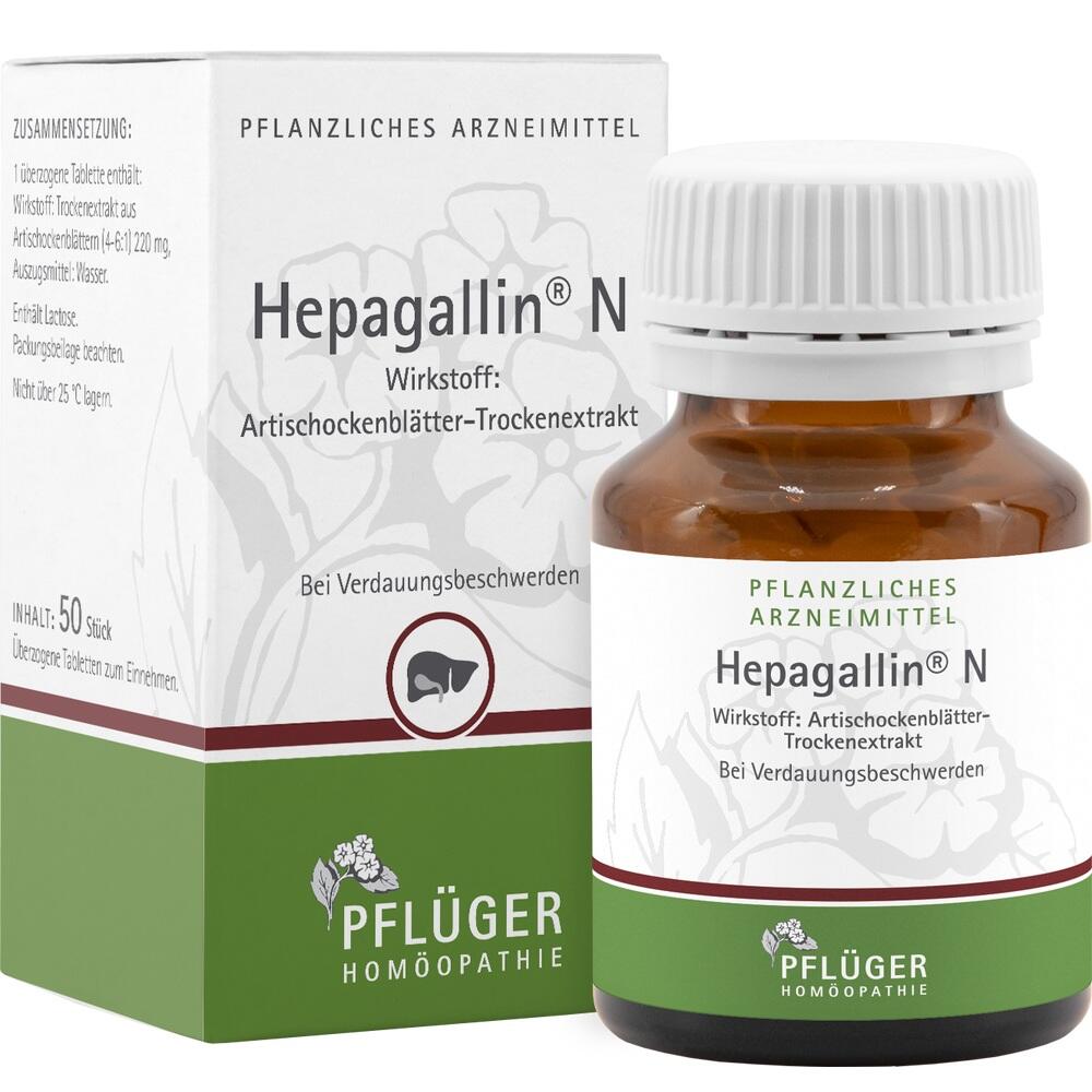 Hepagallin N 50 St Dragees