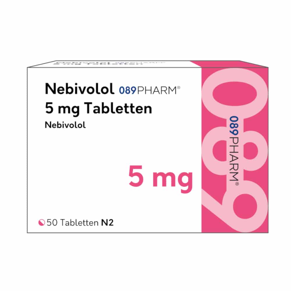 Nebivolol 089PHARM 5 mg 50 St Tabletten
