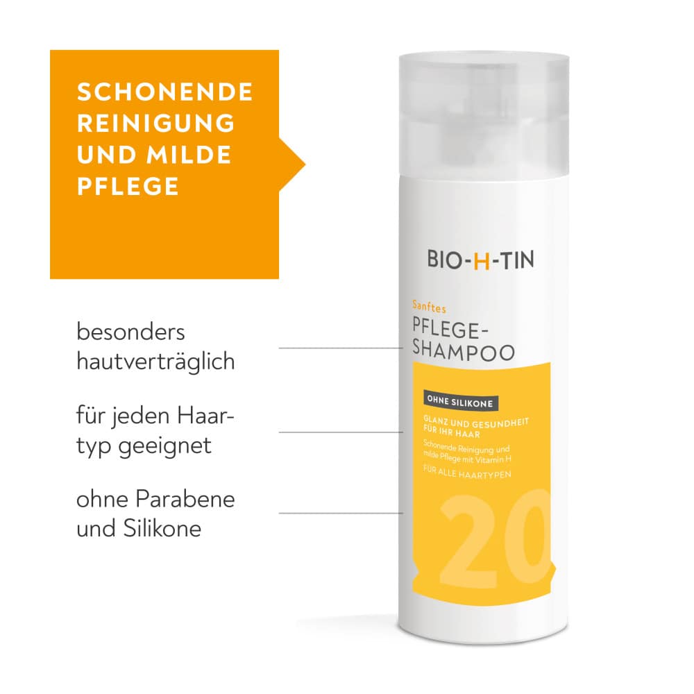 BIO-H-TIN Sanftes Pflege-Shampoo 200 ml Shampoo
