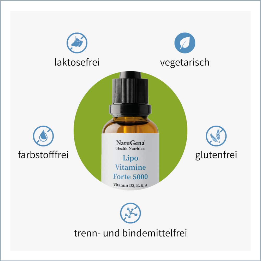 NatuGena LipoVitamine Forte 5000 20 ml Öl