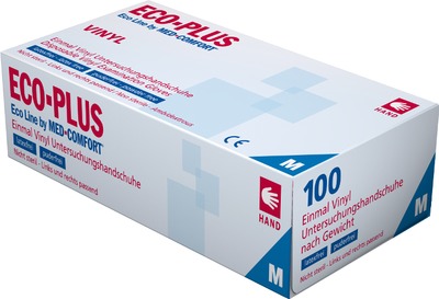 ECO-PLUS VINYL Gr. L Einmal Vinylhandschuhe 100 St Handschuhe