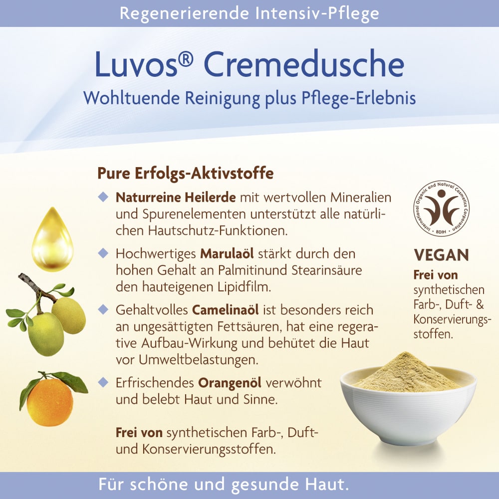 Luvos HEILERDE Cremedusche 200 ml Duschgel