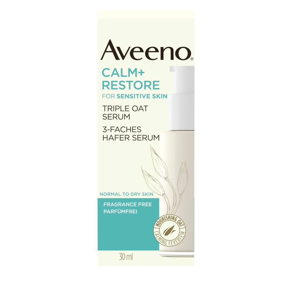 Aveeno CALM+RESTORE 3-faches Hafer Serum 30 ml Lotion