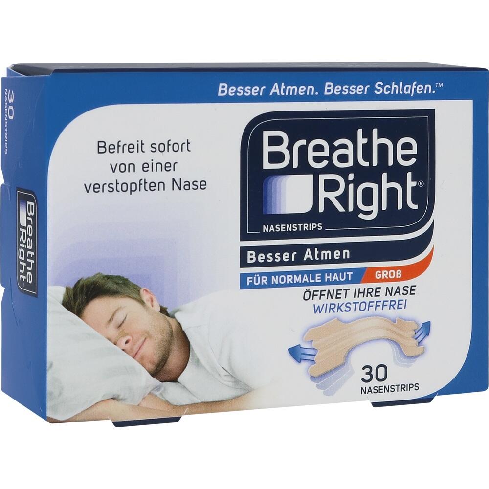 Besser Atmen Breathe Right Nasenpflaster Beige Groß 30 St Pflaster