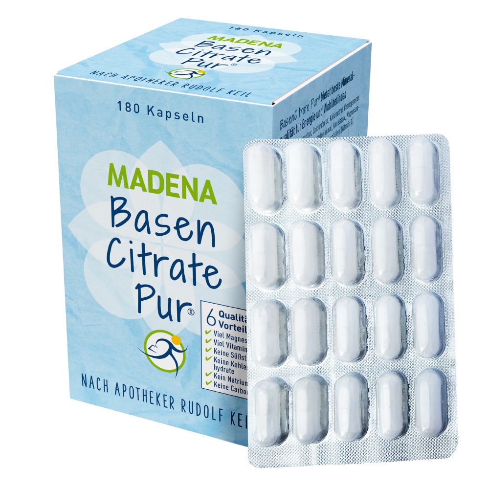 MADENA Basen Citrate Pur 180 St Kapseln