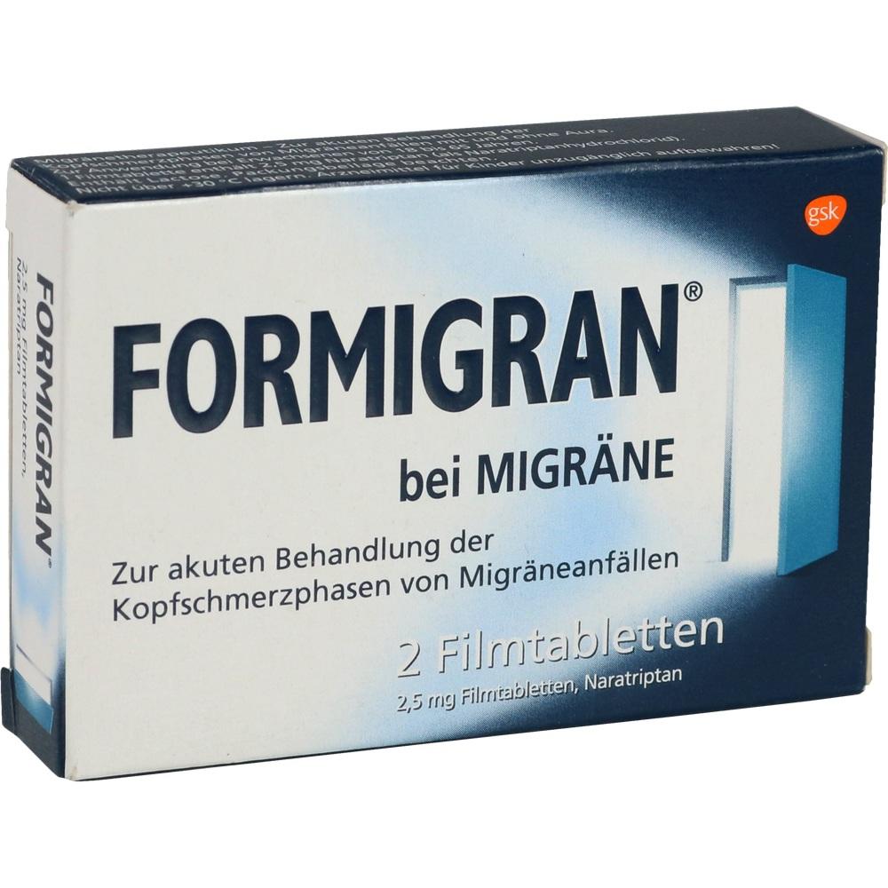 FORMIGRAN bei MIGRÄNE 2 St Filmtabletten