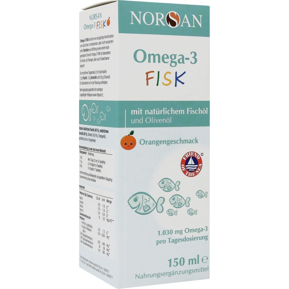NORSAN Omega-3 FISK 150 ml Flüssigkeit