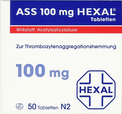ASS 100mg HEXAL 50 St Tabletten