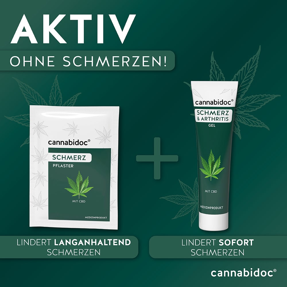 cannabidoc SCHMERZPFLASTER 8 St Pflaster transdermal