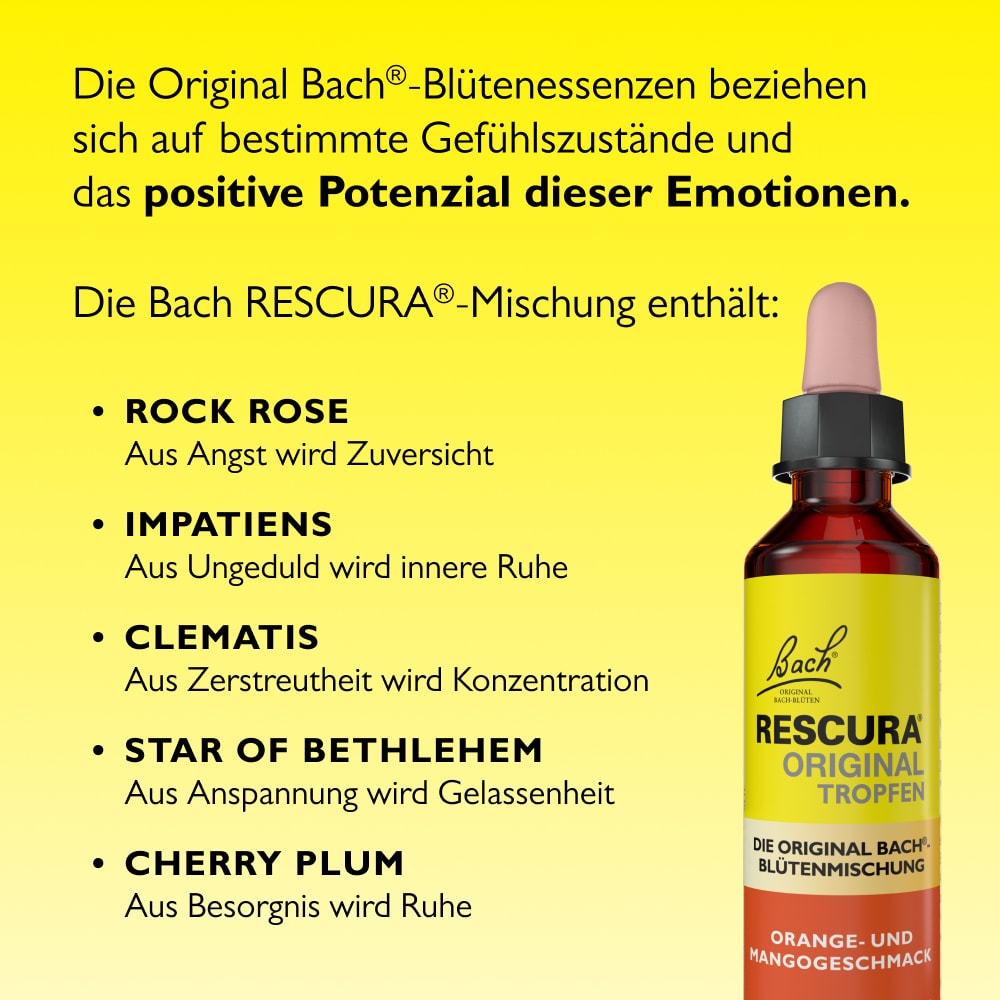 Bach RESCURA ORIGINAL ORANGE-MANGO 20 ml Tropfen