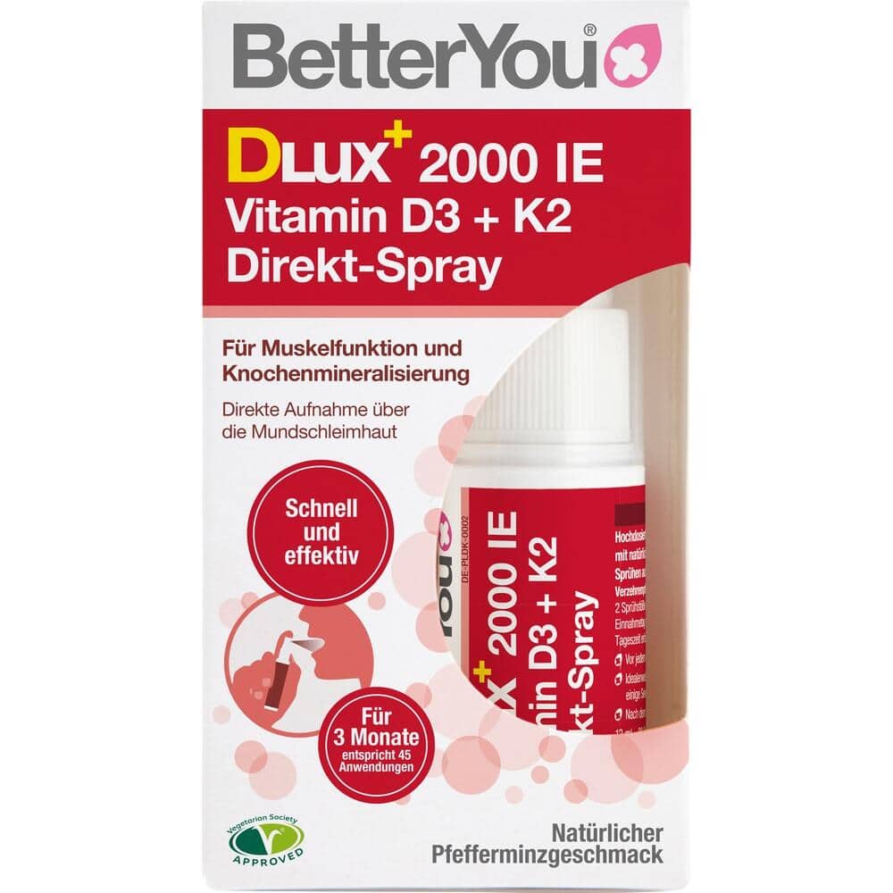 BetterYou Vitamin D3 + K2 Direkt-Spray 12 ml Spray