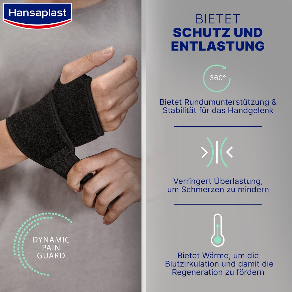 Hansaplast PROTECTIVE HANDGELENK-BANDAGE 1 St Bandage Hansaplast PROTECTIVE HANDGELENK-BANDAGE 1 St Bandage