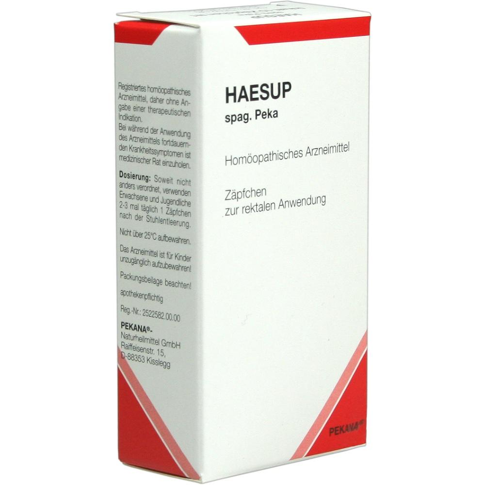 HAESUP spag.Peka Suppositorien 10 St Suppositorien