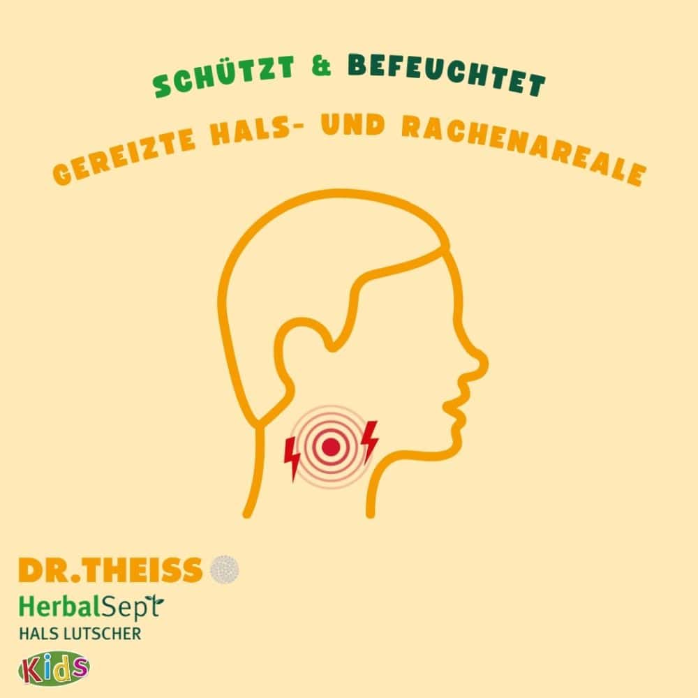 DR. THEISS HerbalSept HALS LUTSCHER Kids 6 St Bonbons
