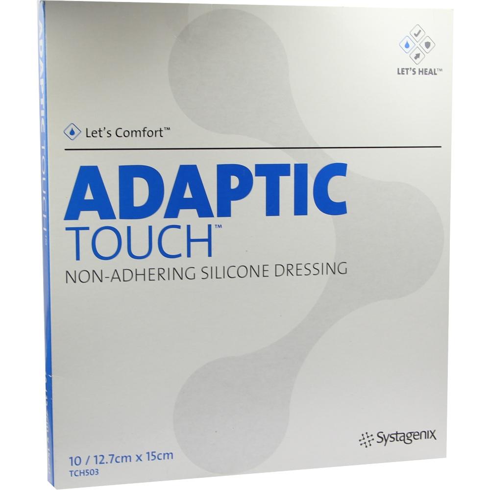 ADAPTIC Touch 12,7x15 cm nichthaft.Sil.Wundauflage 10 St Wundgaze