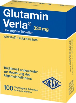GLUTAMIN Verla überzogene Tabletten 100 St Überzogene Tabletten