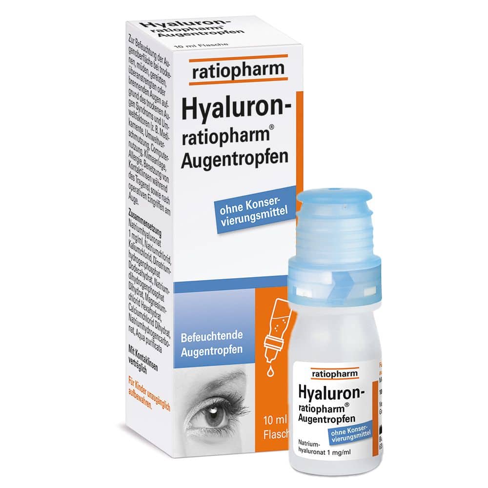 Hyaluron-ratiopharm Augentropfen 10 ml Augentropfen
