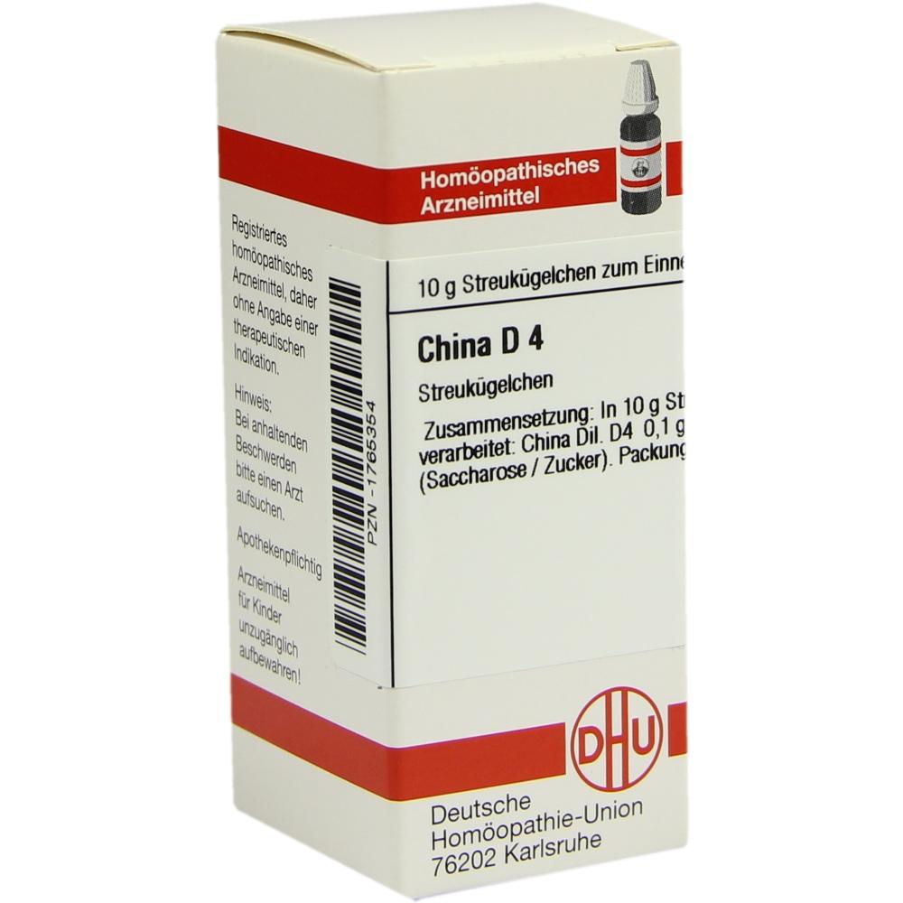 CHINA D 4 Globuli 10 g Globuli