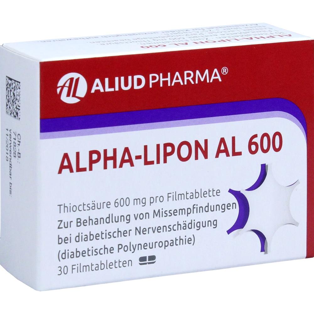 Alpha-Lipon AL 600 bei Missempfindungen bei diabetischer Nervenbeschädigung
