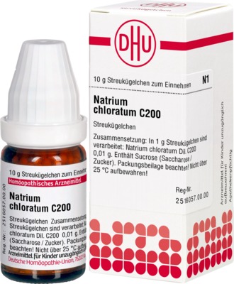 NATRIUM CHLORATUM C 200 Globuli 10 g Globuli