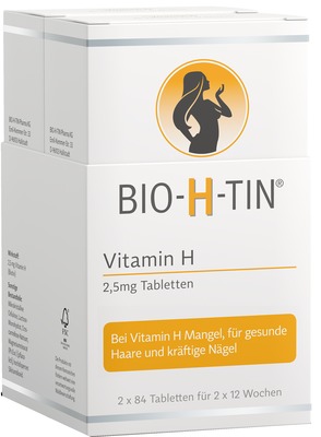 BIO-H-TIN Vitamin H 2,5 mg, 2x84 für 2x12 Wochen  2X84 St Tabletten