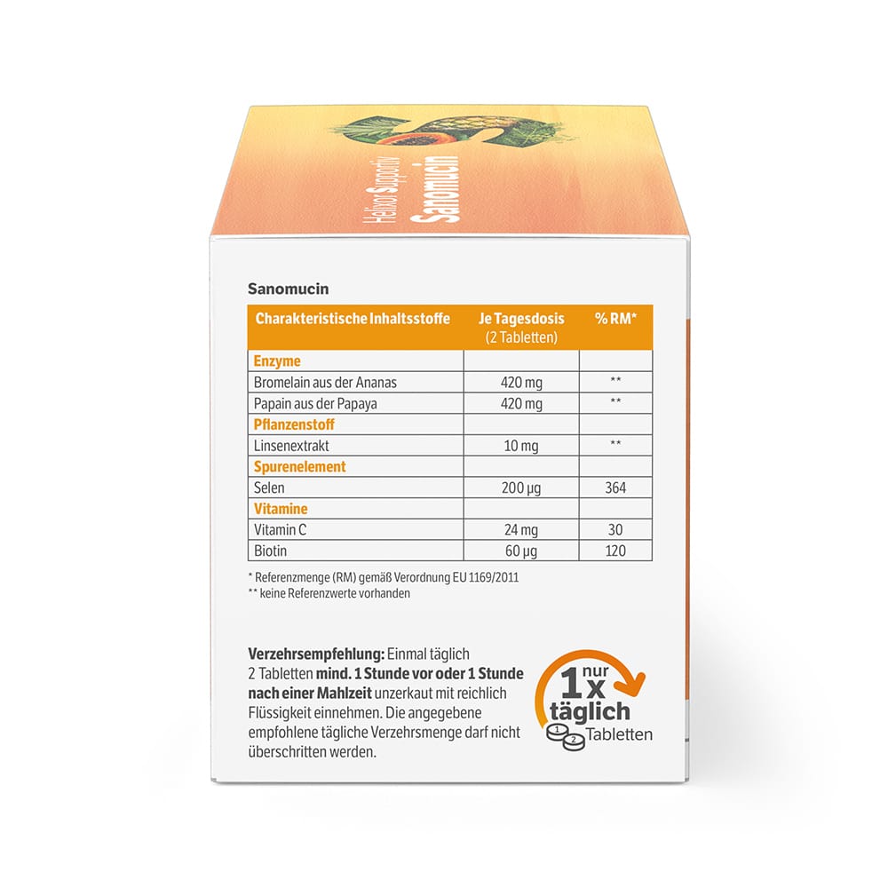 Sanomucin 180 St Filmtabletten magensaftresistent