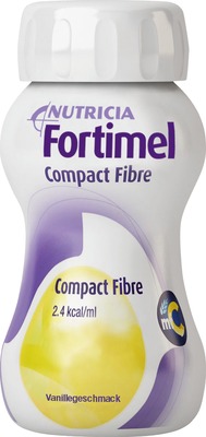 Fortimel Compact Fibre 2.4 Trinknahrung Vanille 8X4X125 ml Flüssigkeit