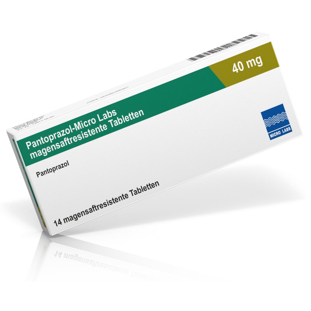 Pantoprazol-Micro Labs 40mg 14 St Tabletten magensaftresistent