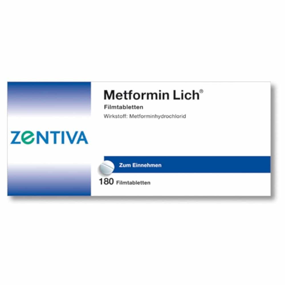 Metformin Lich 850mg 180 St Filmtabletten