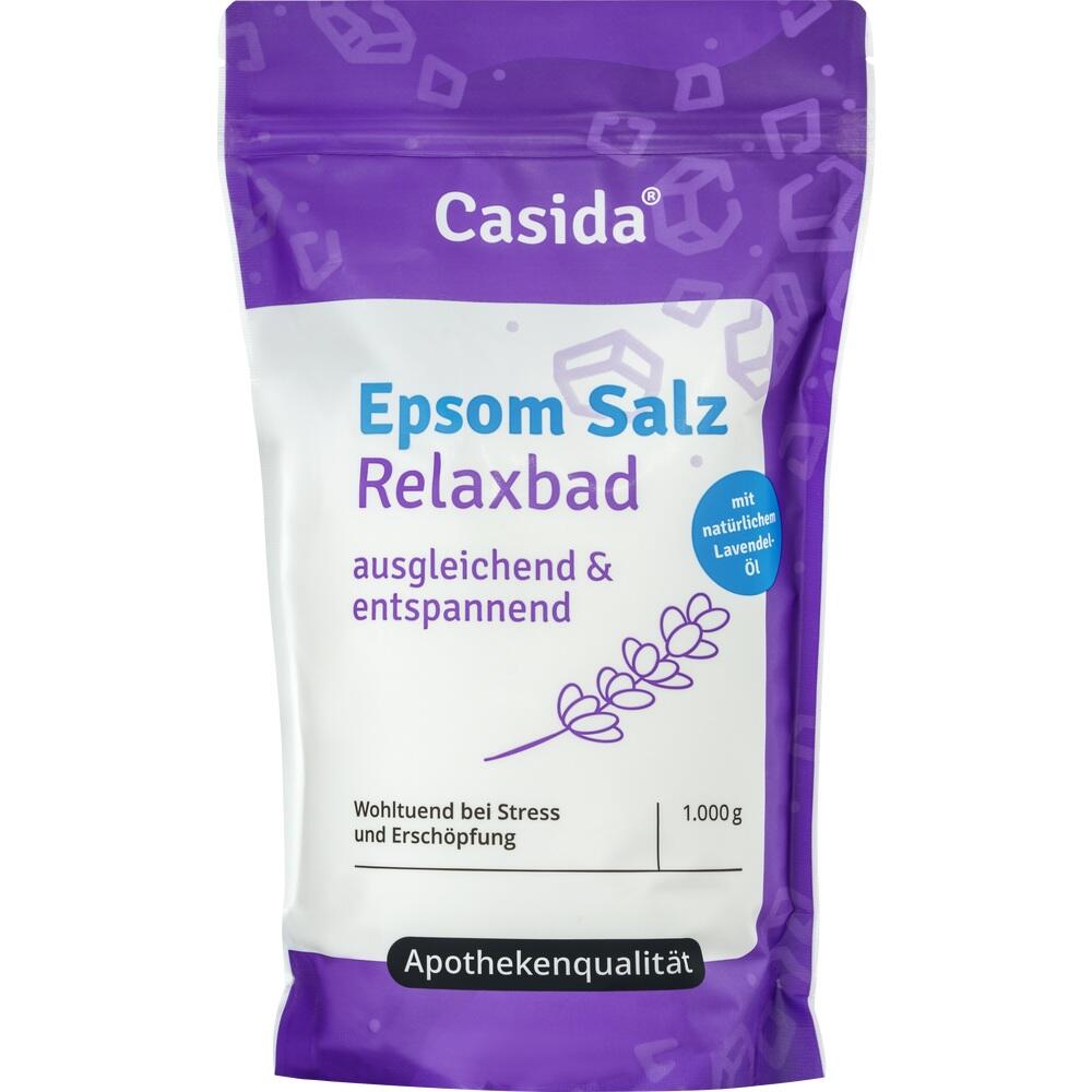 Casida EPSOM Salz Relaxbad mit Lavendel 1 kg Salz