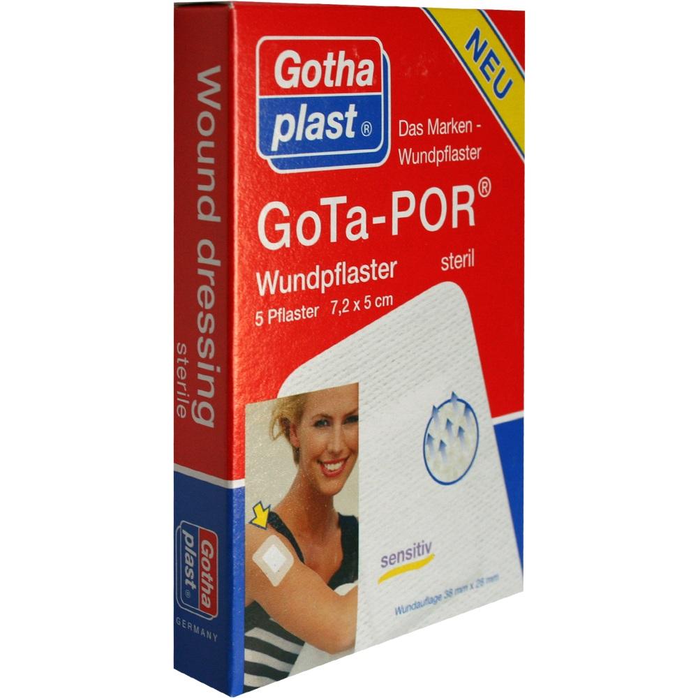 GOTA-POR Wundpflaster 5x7,2 cm steril 1 St Pflaster