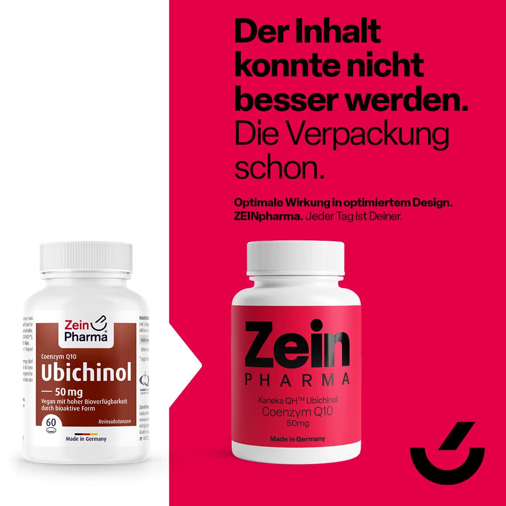 Zein Pharma Coenzym Q10 Ubichinol 50 mg 60 St Kapseln