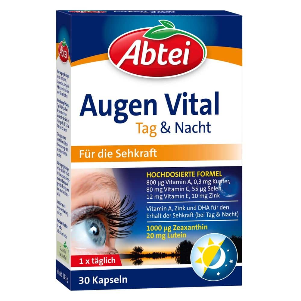 Abtei Augen Vital Tag & Nacht  30 St Kapseln