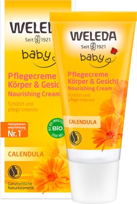 Weleda Baby Pflegecreme Calendula Körper & Gesicht 30 ml Creme