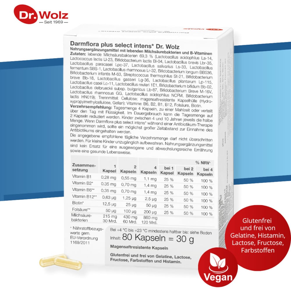 Dr. Wolz Darmflora plus select  40 St Kapseln