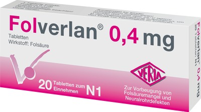 FOLVERLAN 0,4 mg Tabletten 20 St Tabletten