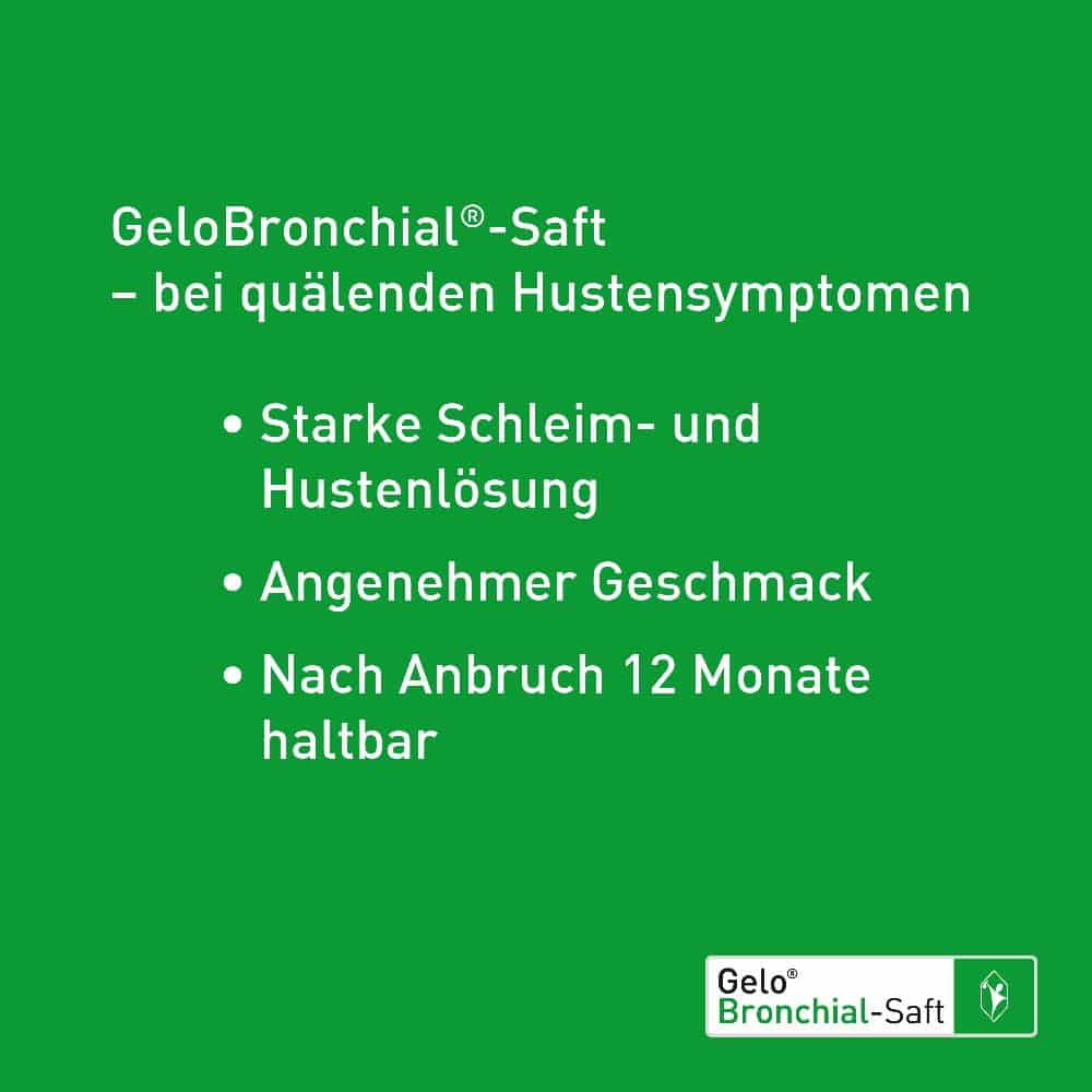 GeloBronchial pflanzlicher Hustensaft 200 ml 200 ml Saft