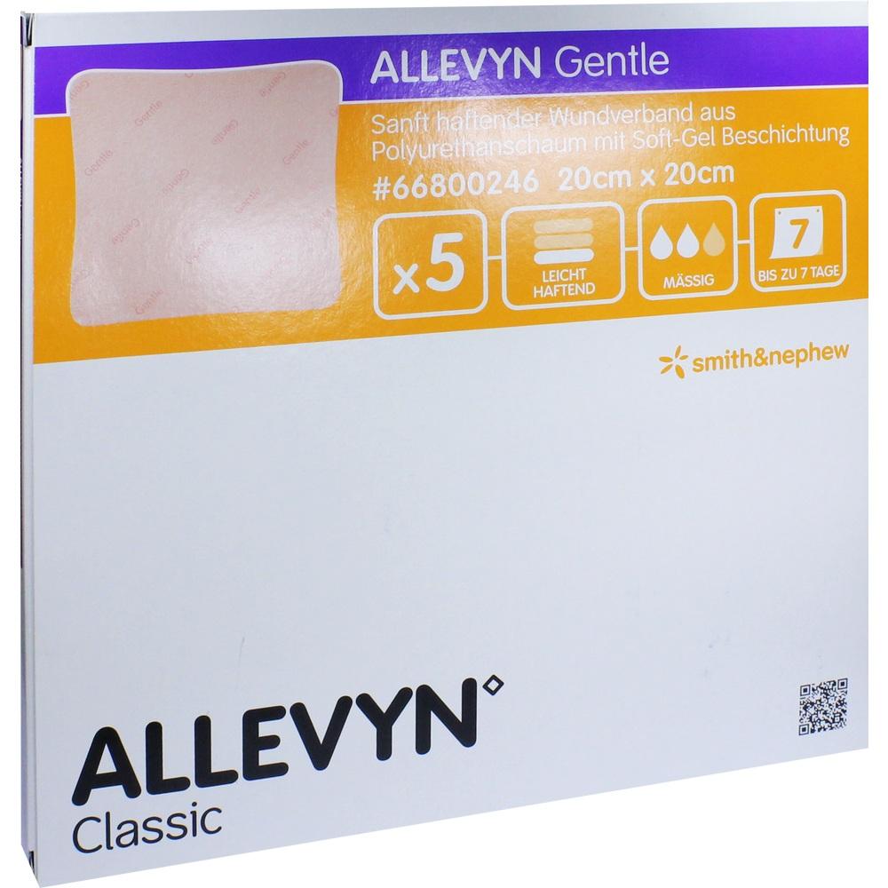 ALLEVYN Gentle 20x20 cm Schaumverb. 5 St Verband