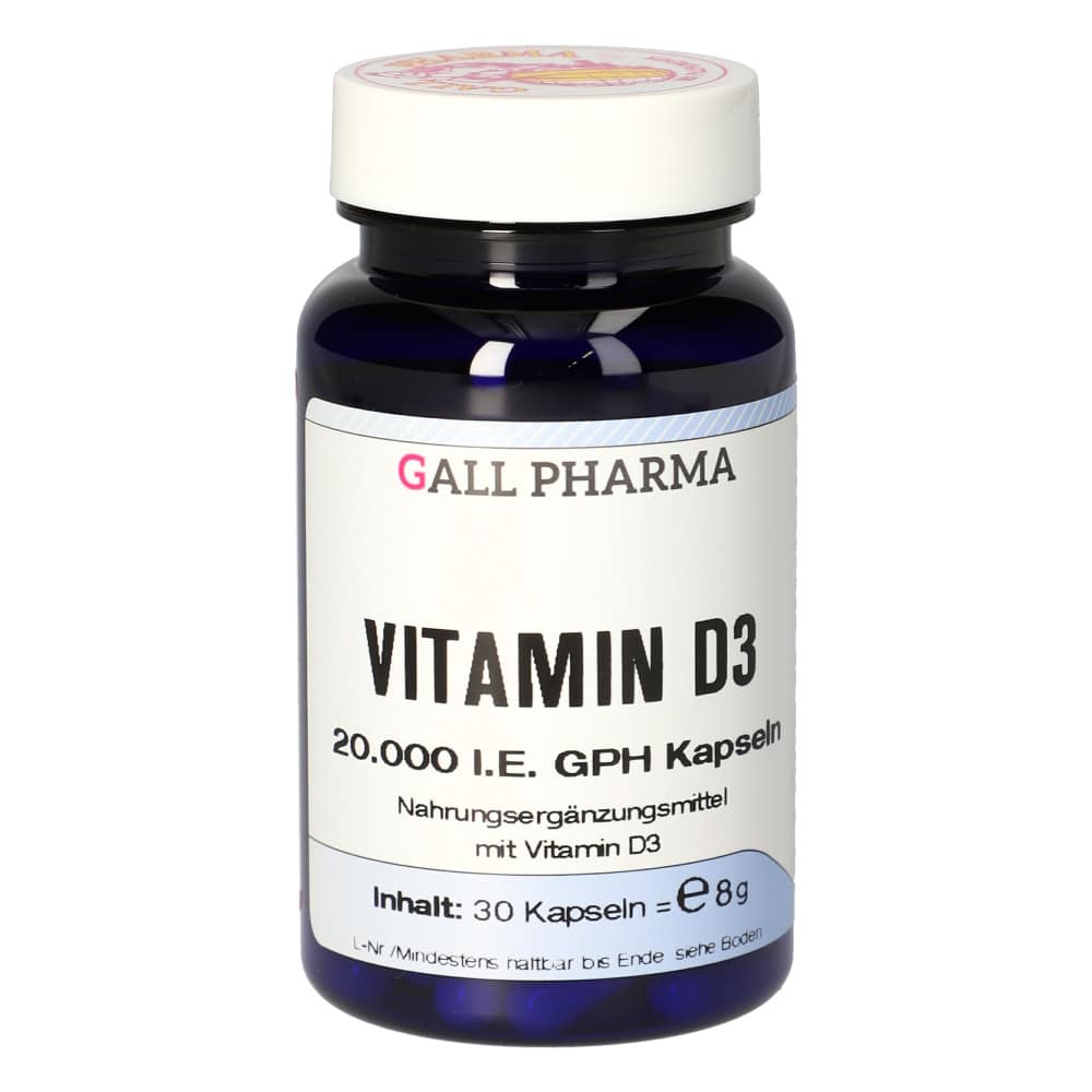 Vitamin D3 20.000 I.e. Gph Kapseln 30 St Kapseln