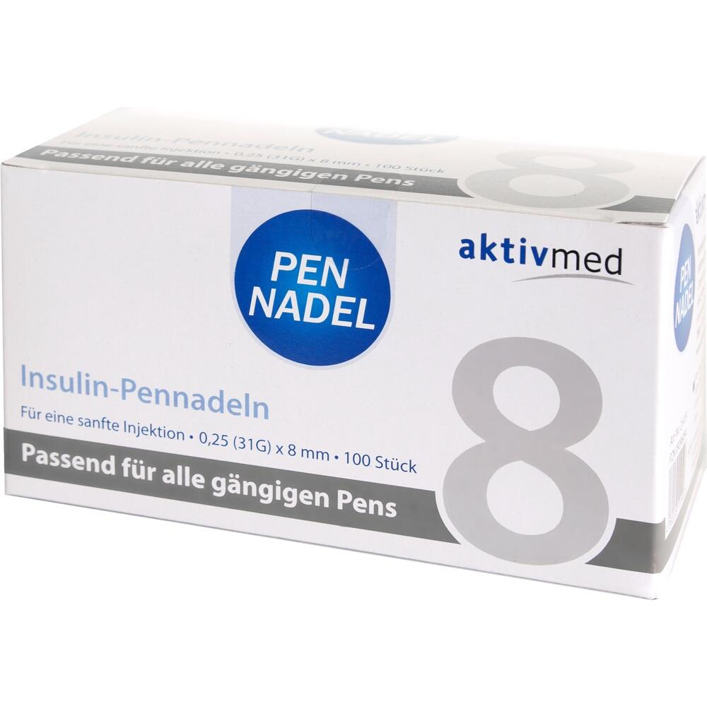 PEN NADELN Universal 8 Kanülen 0,26x8 mm 100 St