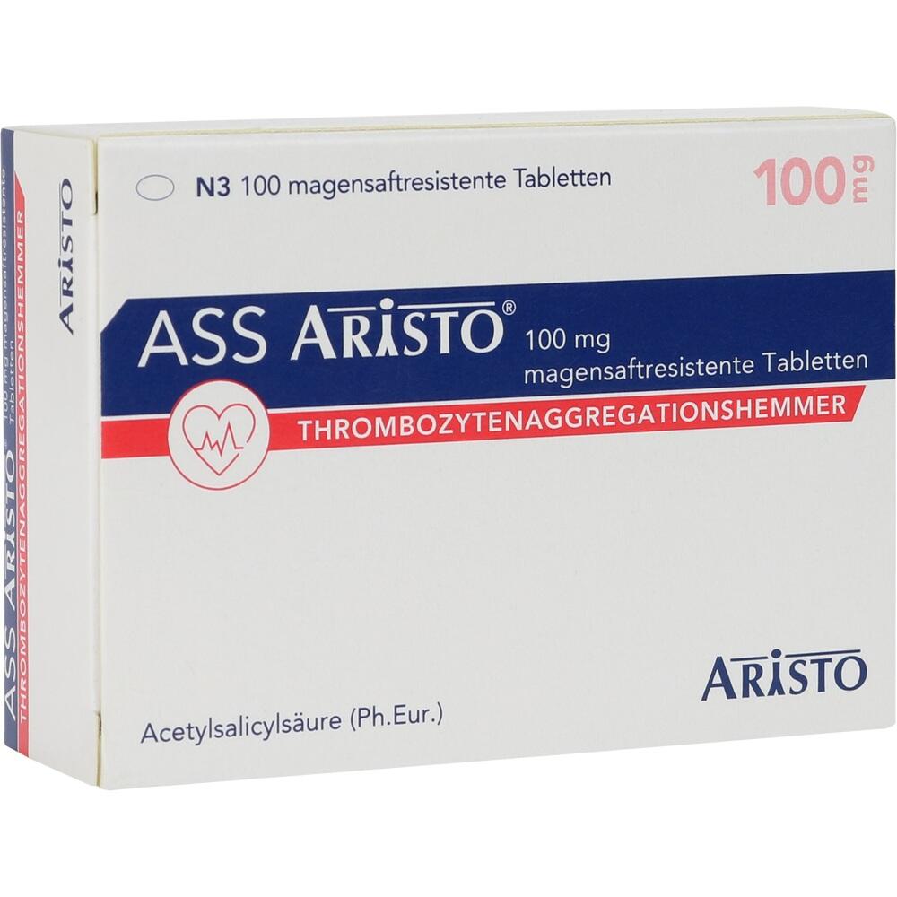 ASS Aristo 100mg  100 St Tabletten magensaftresistent