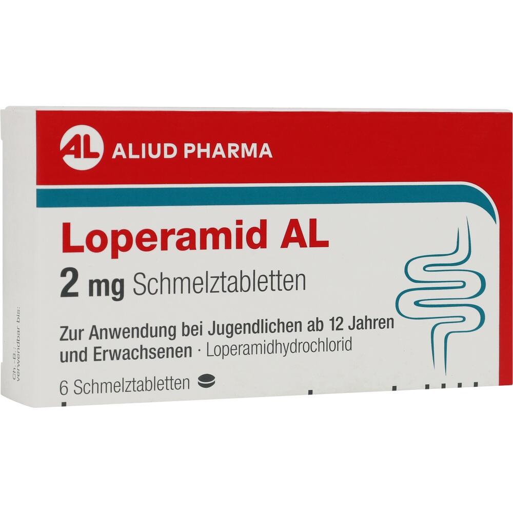 Loperamid AL 2 mg 6 St Schmelztabletten