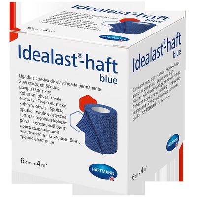 IDEALAST-haft color Binde 6 cmx4 m blau 1 St Binden