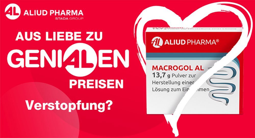 Macrogol AL 13,7 g Pulver bei Verstopfung