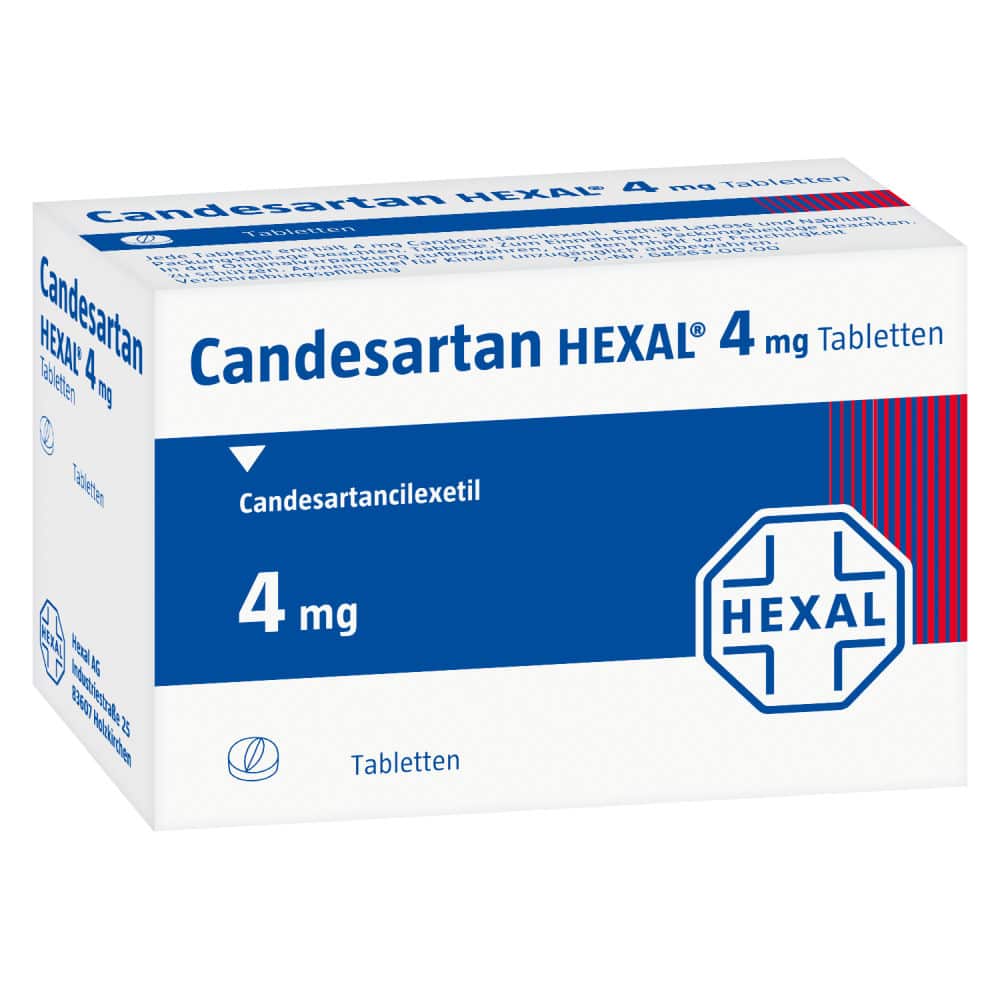 Candesartan HEXAL 4mg 98 St Tabletten