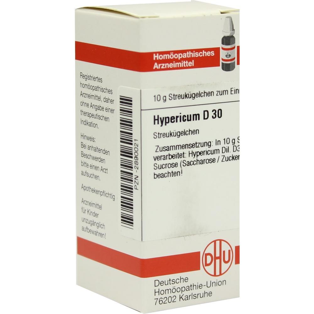 HYPERICUM D 30 Globuli 10 g Globuli