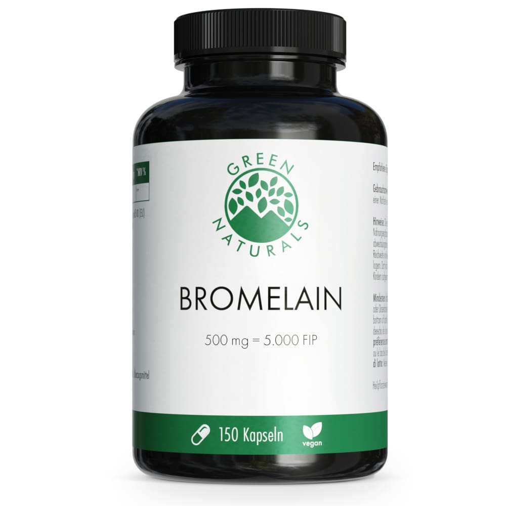 GREEN NATURALS Bromelain 500 mg 150 St Kapseln