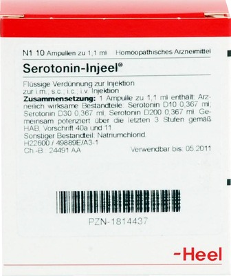 SEROTONIN Injeel Ampullen 10 St Ampullen