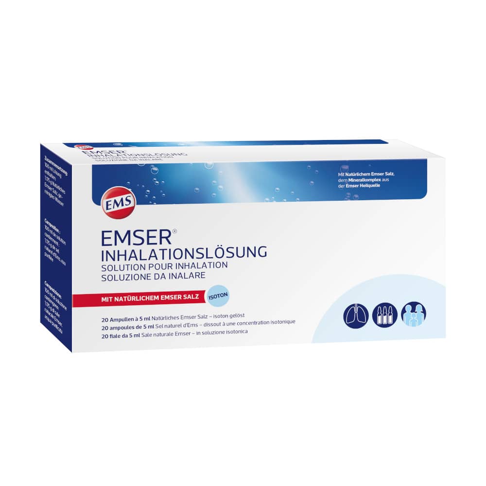 EMSER Inhalationslösung 20 St Inhalationsampullen