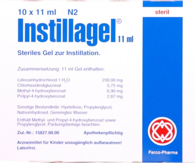 INSTILLAGEL 10X11 ml Gel